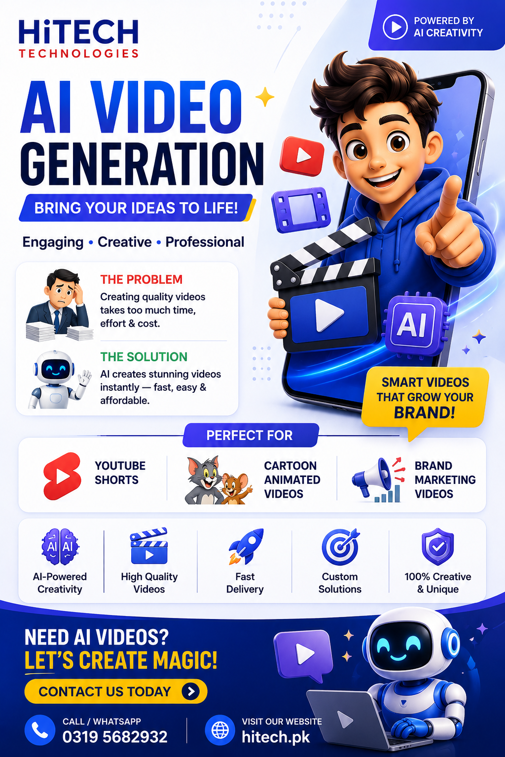 AI video generation showcase